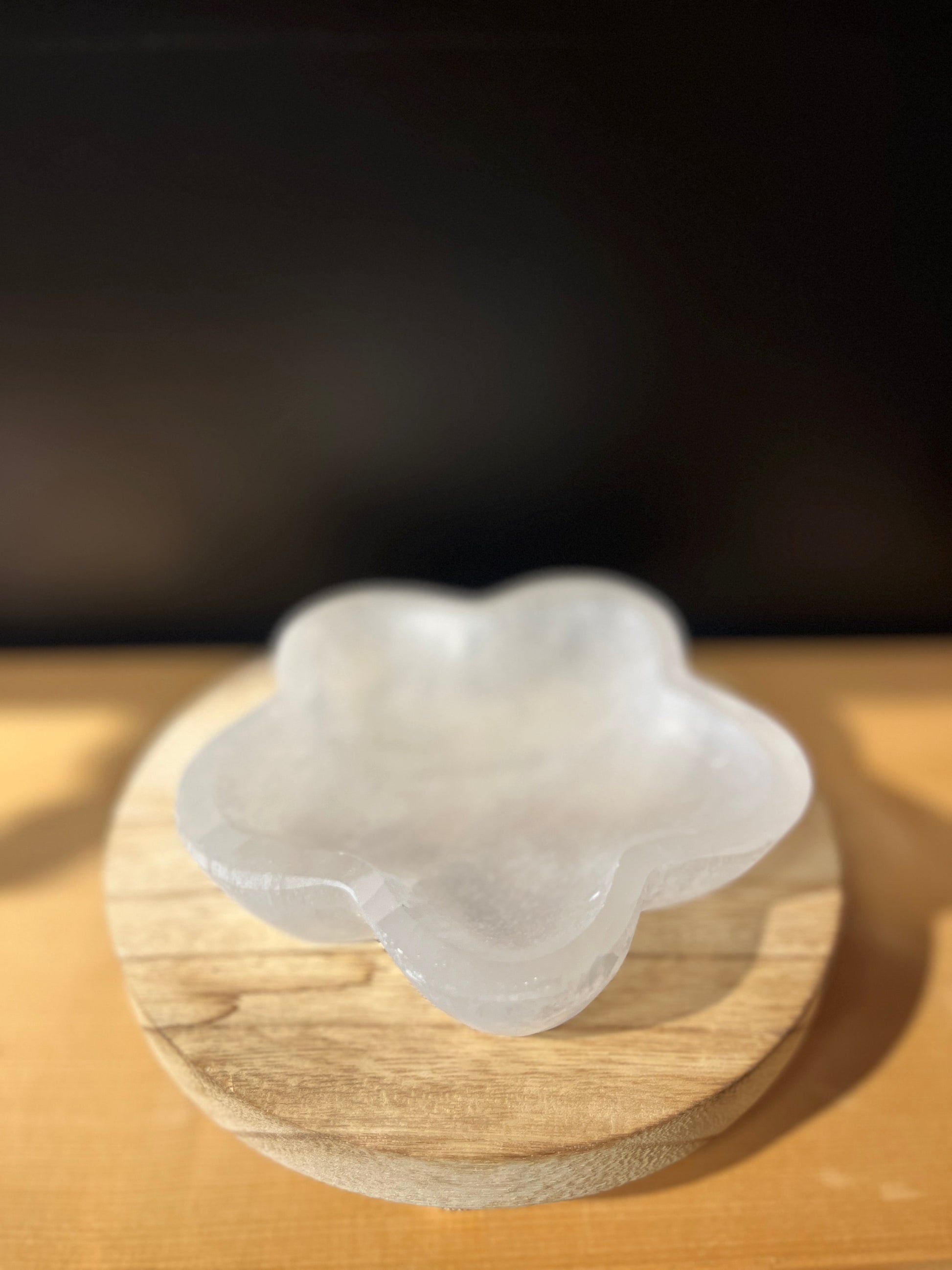 Enhance Your Space with a Selenite Flower Bowl!