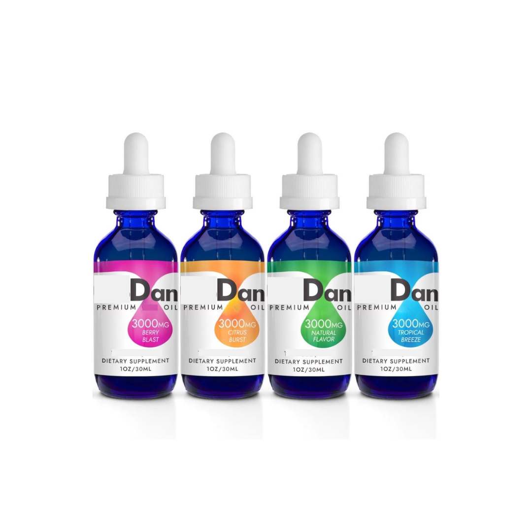 CBDan Premium CBD + CBG Oil Tinctures | THC-Free 10:1 Hemp Blend