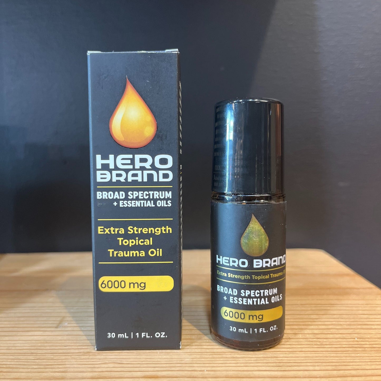 Hero extra-strength topical trauma oil combines an incredible 6000 mg of broad-spectrum CBD with a potent blend of therapeutic essential oils and botanical extracts designed to calm, soothe, and restore. Whether recovering from a workout or managing chronic discomfort, Hero provides fast-acting, plant-powered relief that helps you feel like yourself again.