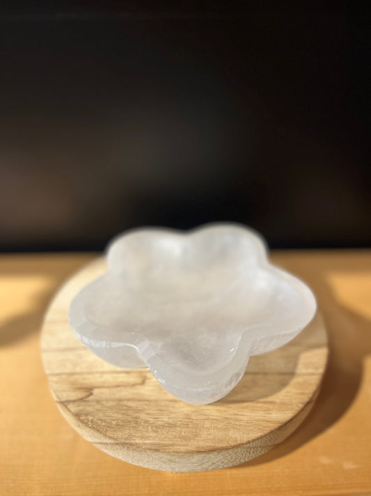 Enhance Your Space with a Selenite Flower Bowl!