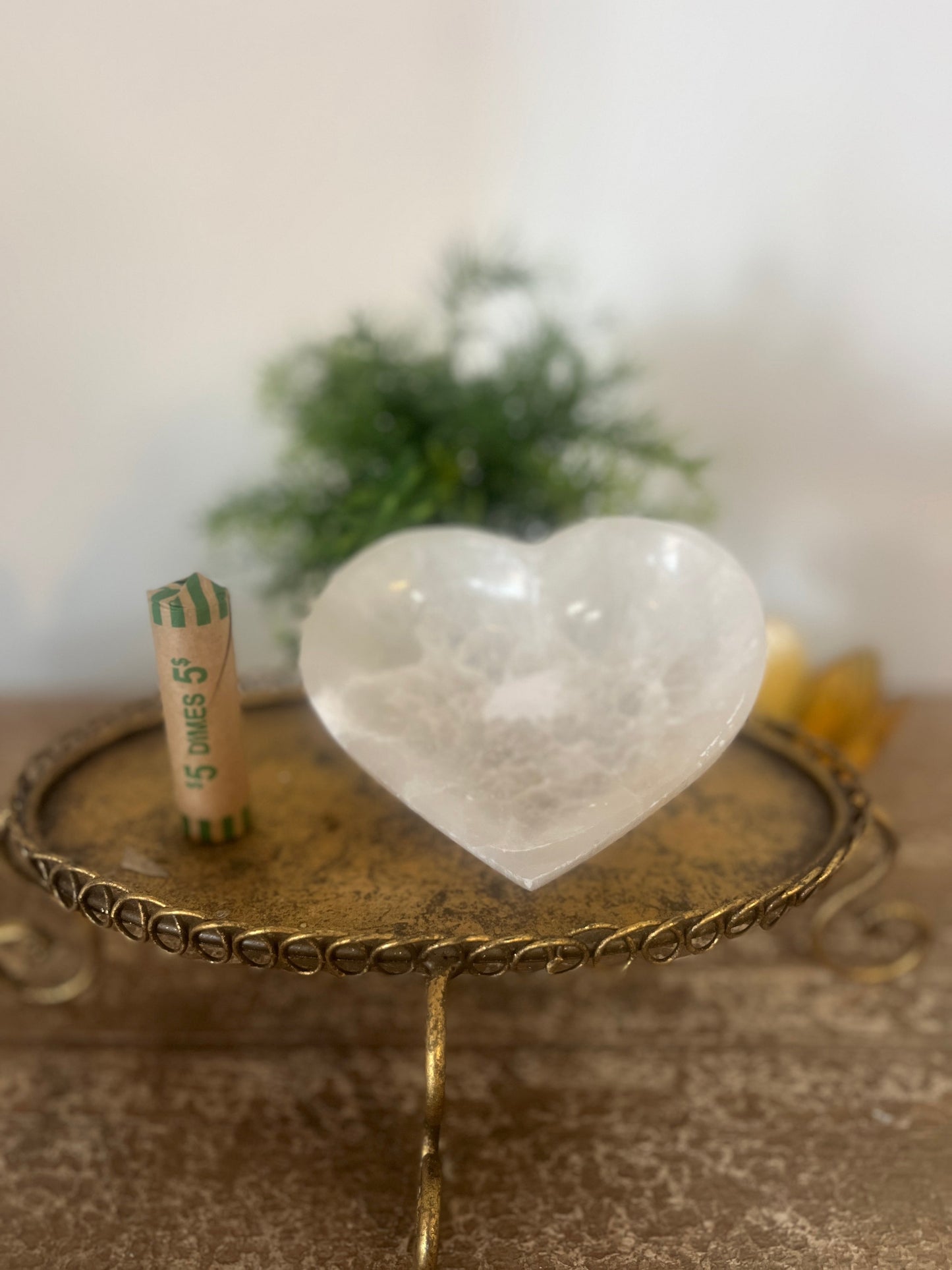 Selenite Heart Bowls