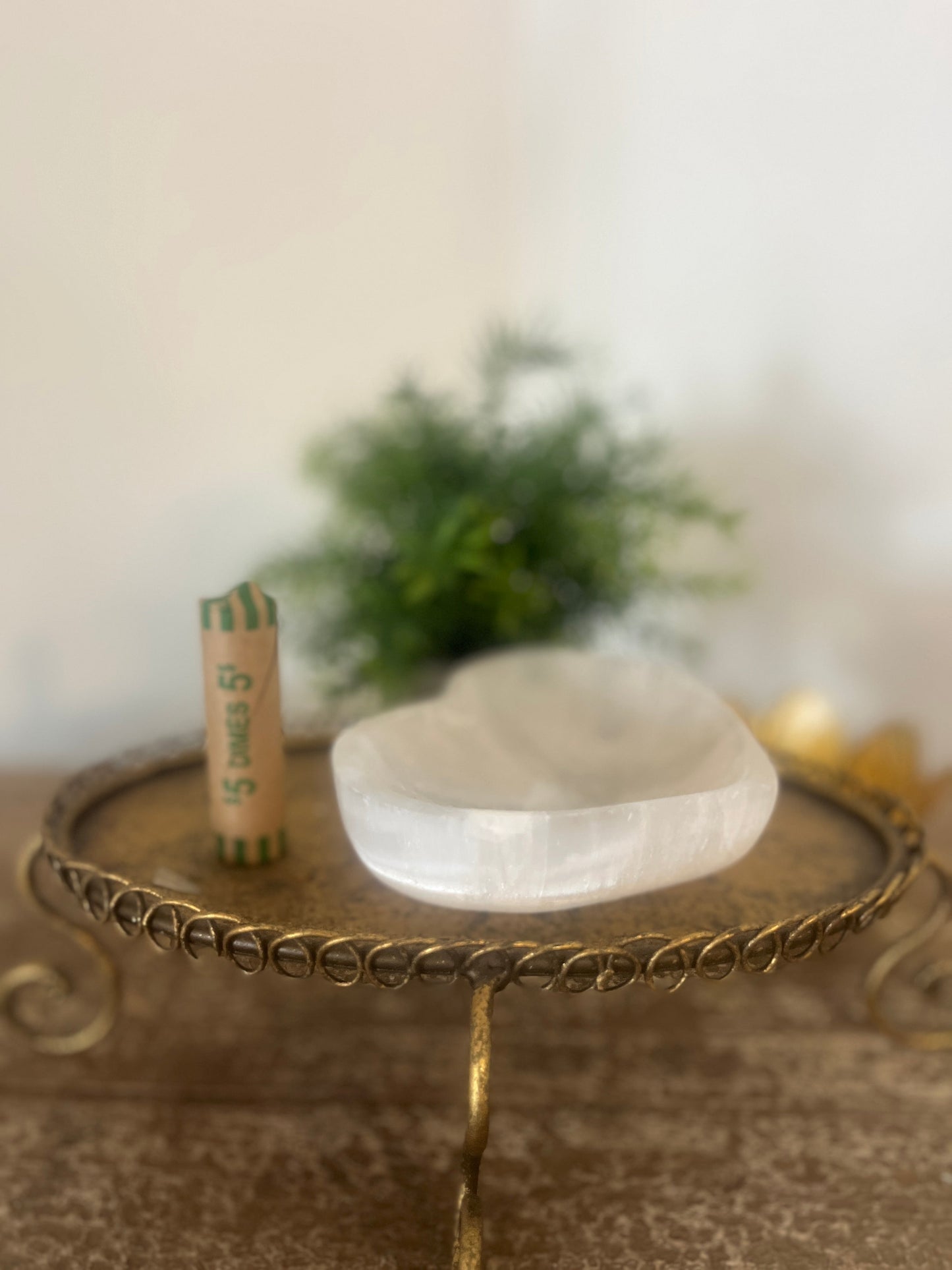 Selenite Heart Bowls