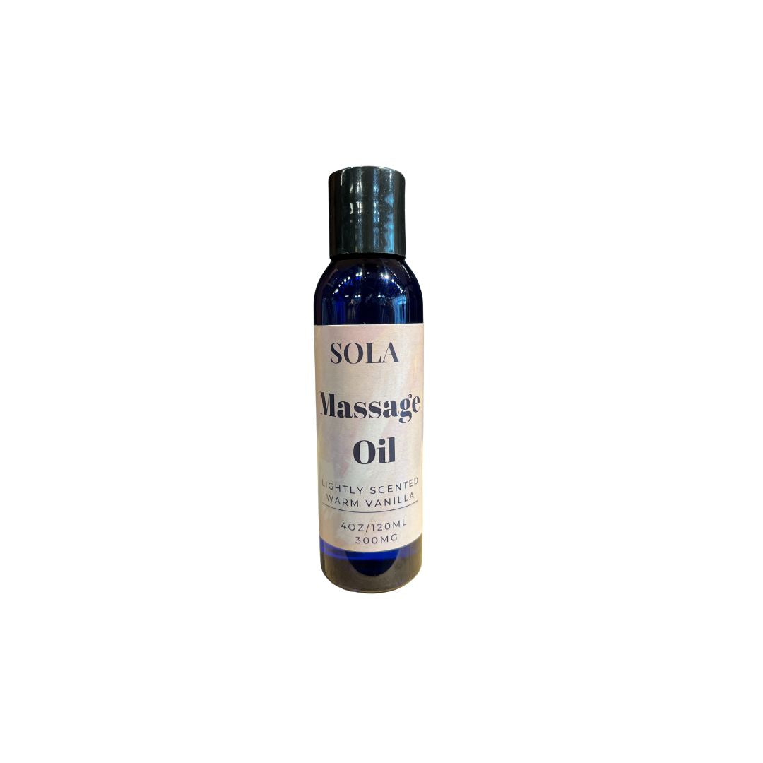 A hemp CBD and coconut based Massage Oil for Stress-Free Evenings & Luxurious Self-Care